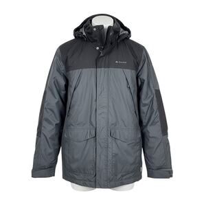 Quechua by Decathlon Men’s Arpenaz 200 Rainwarm Jacket Waterproof Hooded Black S